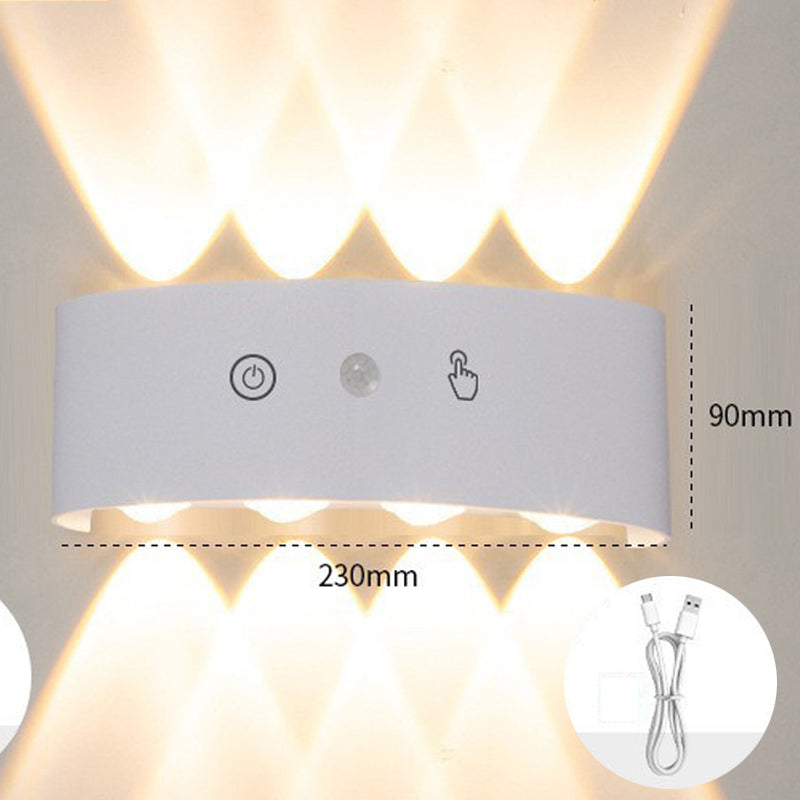 💡 50% KORTING! 🔋 Oplaadbaar led-nachtlampje met bewegingssensor – instelbare helderheid, magnetische bevestiging en ideaal voor gangen, trappen en slaapkamers 🌙