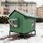 🐱 50% KORTING!🔥🏠 Waterdicht kattenhuis voor buiten – verhoogd, demonteerbaar en opvouwbaar – ideaal voor zwerfkatten, in de tuin en op het balkon – weerbestendig en flexibel🐾💤