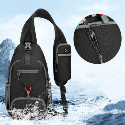 🎒 50% KORTING! ✨ Heren buitensport-schoudertas – Met meerdere vakken, waterafstotend, ademende rugzijde 🌦️