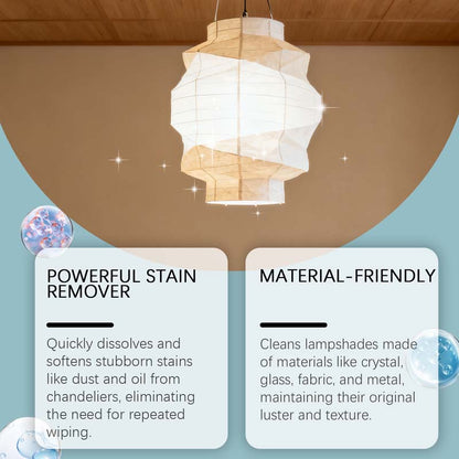 💡50% KORTING🧼 Reinigingsspray voor verlichtingsarmaturen | Krachtige vlekverwijdering · Veilig voor alle materialen en laat geen resten achter · Beschermt metaal tegen oxidatie · Geschikt voor kroonluchters en decoratieve verlichting