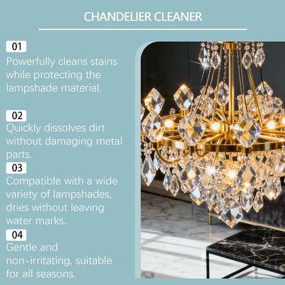 💡50% KORTING🧼 Reinigingsspray voor verlichtingsarmaturen | Krachtige vlekverwijdering · Veilig voor alle materialen en laat geen resten achter · Beschermt metaal tegen oxidatie · Geschikt voor kroonluchters en decoratieve verlichting
