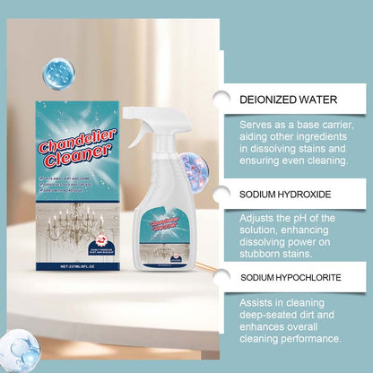 💡50% KORTING🧼 Reinigingsspray voor verlichtingsarmaturen | Krachtige vlekverwijdering · Veilig voor alle materialen en laat geen resten achter · Beschermt metaal tegen oxidatie · Geschikt voor kroonluchters en decoratieve verlichting