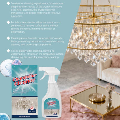 💡50% KORTING🧼 Reinigingsspray voor verlichtingsarmaturen | Krachtige vlekverwijdering · Veilig voor alle materialen en laat geen resten achter · Beschermt metaal tegen oxidatie · Geschikt voor kroonluchters en decoratieve verlichting