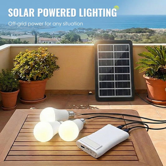 🔥LAATSTE DAG – 50% KORTING⚡ Zonne-energiesysteem met meerdere lampen💡 3 helderheidsstanden · 3 ledlampen (kabel van 2,8 meter), 🌧️ Werkt zelfs op bewolkte dagen