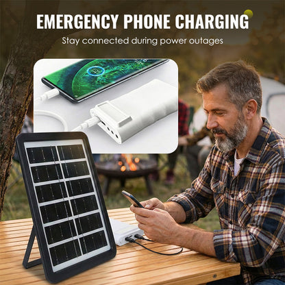 🔥LAATSTE DAG – 50% KORTING⚡ Zonne-energiesysteem met meerdere lampen💡 3 helderheidsstanden · 3 ledlampen (kabel van 2,8 meter), 🌧️ Werkt zelfs op bewolkte dagen