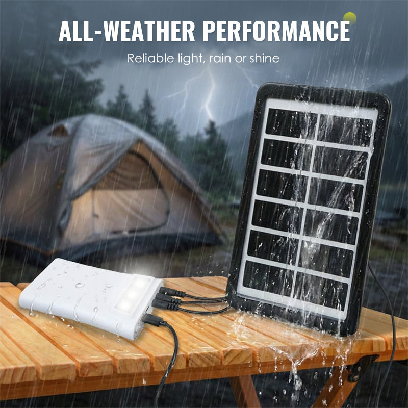 🔥LAATSTE DAG – 50% KORTING⚡ Zonne-energiesysteem met meerdere lampen💡 3 helderheidsstanden · 3 ledlampen (kabel van 2,8 meter), 🌧️ Werkt zelfs op bewolkte dagen