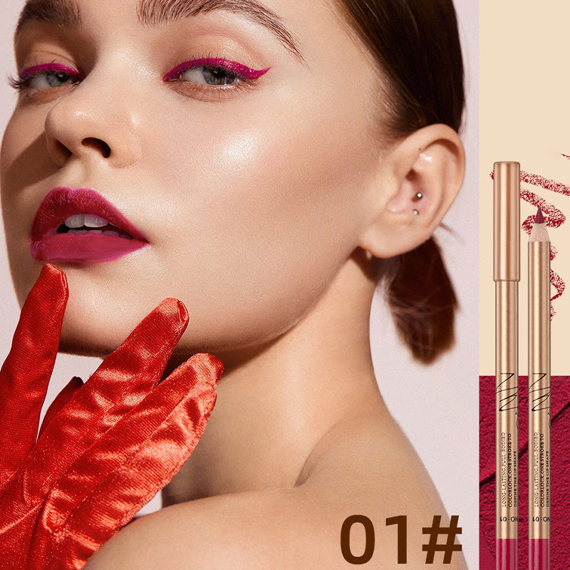 👄 50% KORTING! 💄 Set met 12 kleurpotloden voor de lippen die niet uitlopen – langhoudend, romig en waterbestendig – perfect voor dagelijks gebruik of professionele make-up 🎨