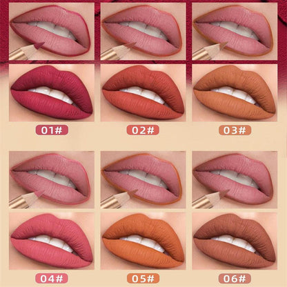 👄 50% KORTING! 💄 Set met 12 kleurpotloden voor de lippen die niet uitlopen – langhoudend, romig en waterbestendig – perfect voor dagelijks gebruik of professionele make-up 🎨