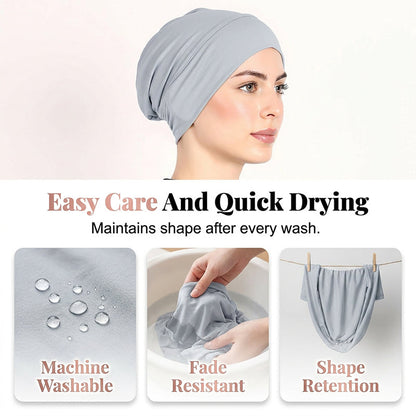 🌺✨50 % KORTING!✨ Hoogwaardige elastische hoofddoek – elastisch, antislip & veelzijdig! ✨