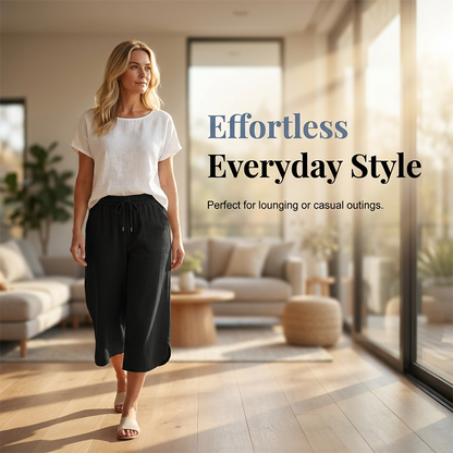 🌼 NU 50 % KORTING! 🌼 Effen korte broek met een losse pasvorm voor dames