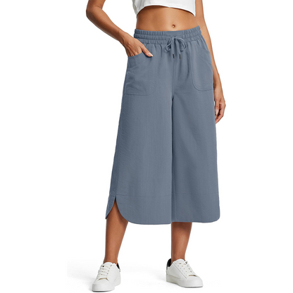 🌼 NU 50 % KORTING! 🌼 Effen korte broek met een losse pasvorm voor dames
