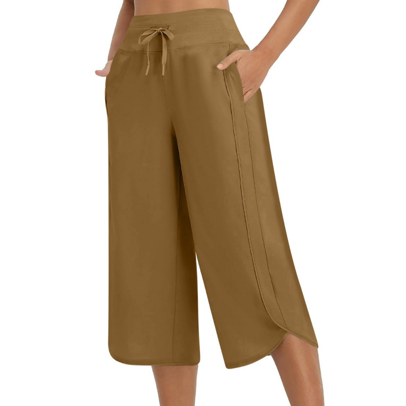 👖 ✨50% RABATT!✨ Damen Lässige Weite Caprihose – Bequem, Lässig & Vielseitig! ✨