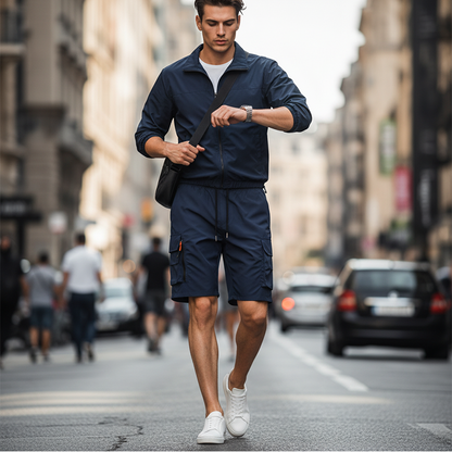 🩳 TIJDELIJK 50% KORTING! ✨ Sneldrogende cargo shorts voor heren – met meerdere zakken, lichtgewicht ✨
