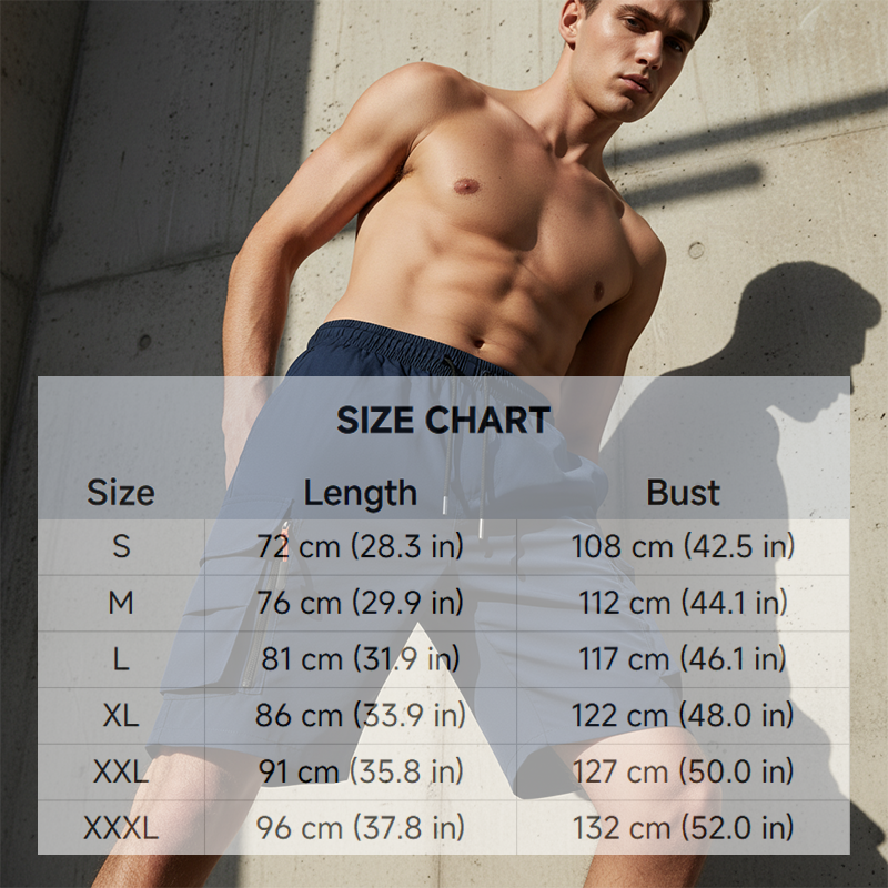 🩳 TIJDELIJK 50% KORTING! ✨ Sneldrogende cargo shorts voor heren – met meerdere zakken, lichtgewicht ✨