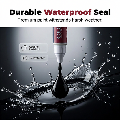 🚗50% KORTING🖊️ Zwarte lakstift | Bedekt krassen direct · Applicatorpunt met dubbele werking · Duurzame, waterbestendige afwerking