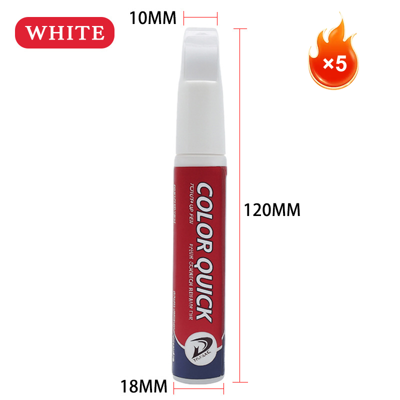 🚗50% KORTING🖊️ Zwarte lakstift | Bedekt krassen direct · Applicatorpunt met dubbele werking · Duurzame, waterbestendige afwerking