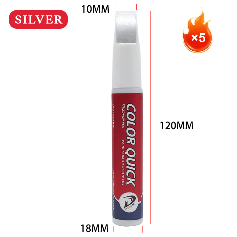 🚗50% KORTING🖊️ Zwarte lakstift | Bedekt krassen direct · Applicatorpunt met dubbele werking · Duurzame, waterbestendige afwerking