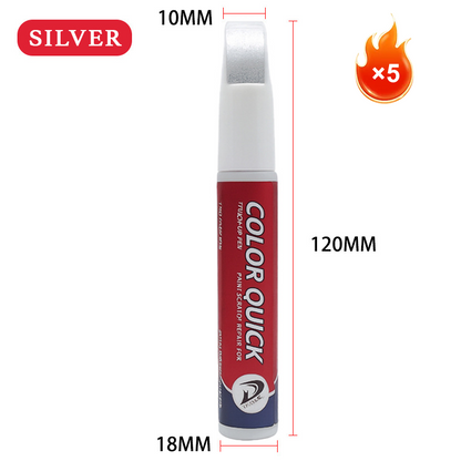 🚗50% KORTING🖊️ Zwarte lakstift | Bedekt krassen direct · Applicatorpunt met dubbele werking · Duurzame, waterbestendige afwerking