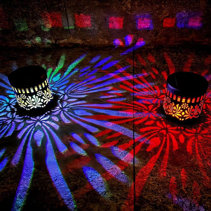 🌞 50% KORTING! 🌀 Mandala-lamp op zonne-energie – Prachtige patroonprojectie, 2-in-1 vloer- en wandverlichting & IP65 waterdicht met automatische aan/uit-functie 🌿