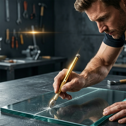 🔧 50% KORTING! ✍️ Professionele glassnijder in penvorm – hardmetalen snijwieltje, ergonomische greep en nauwkeurig snijresultaat – ideaal voor spiegels, ramen of glaskunst 🪟