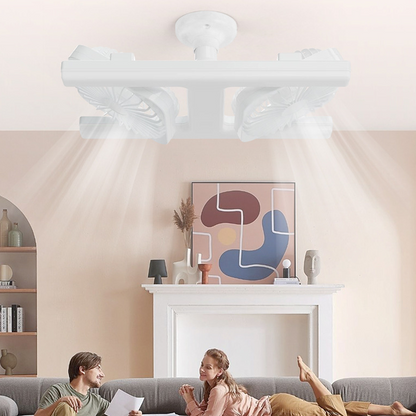 💡 TIJDELIJK 50% KORTING! 🌀 2-in-1 Plafondventilator met Lamp – Koelte en Licht in Één ✨