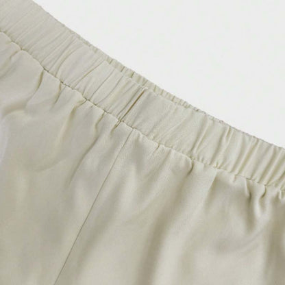 👚 NU 50% KORTING! 👑 Set met vierkante halslijn, vest en korte broek voor dames – Elegante halslijn, gouden knopen en gestructureerde pasvorm – 2-delige, bij elkaar passende zomerlook 🧩