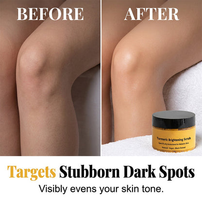 🛁50% KORTING🧴 Kurkuma-lichthoudende lichaamsscrub | Exfoliatie met natuurlijk zeezout · Voedend met jojoba-olie · Vermindert een doffe teint · Geschikt voor gezicht en lichaam