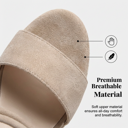 👡 50% KORTING! ☀️ Sandalen met sleehak voor dames – Comfortabel, stevig en stijlvol – perfect voor zomerjurkjes, korte broeken of een dagje in de stad – dempende zool voor lange wandelingen 🌸