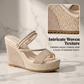 👡 50% KORTING! ☀️ Sandalen met sleehak voor dames – Comfortabel, stevig en stijlvol – perfect voor zomerjurkjes, korte broeken of een dagje in de stad – dempende zool voor lange wandelingen 🌸