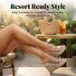 👡 50% KORTING! ☀️ Sandalen met sleehak voor dames – Comfortabel, stevig en stijlvol – perfect voor zomerjurkjes, korte broeken of een dagje in de stad – dempende zool voor lange wandelingen 🌸