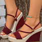 👡 50% KORTING! ☀️ Sandalen met sleehak voor dames – Comfortabel, stevig en stijlvol – perfect voor zomerjurkjes, korte broeken of een dagje in de stad – dempende zool voor lange wandelingen 🌸