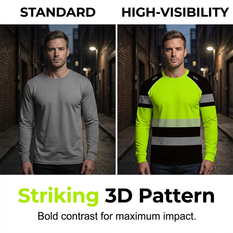 👕 50% KORTING! 🏃‍♂️ Sportieve heren-longsleeve – vochtafvoerend en met subtiele print – perfect voor actieve dagen, joggen of vrije tijd – ademend en comfortabel 🌿
