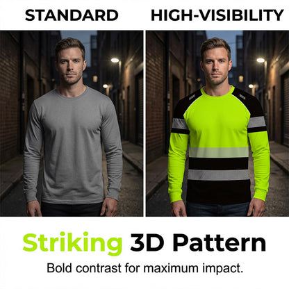 👕 50% KORTING! 🏃‍♂️ Sportieve heren-longsleeve – vochtafvoerend en met subtiele print – perfect voor actieve dagen, joggen of vrije tijd – ademend en comfortabel 🌿