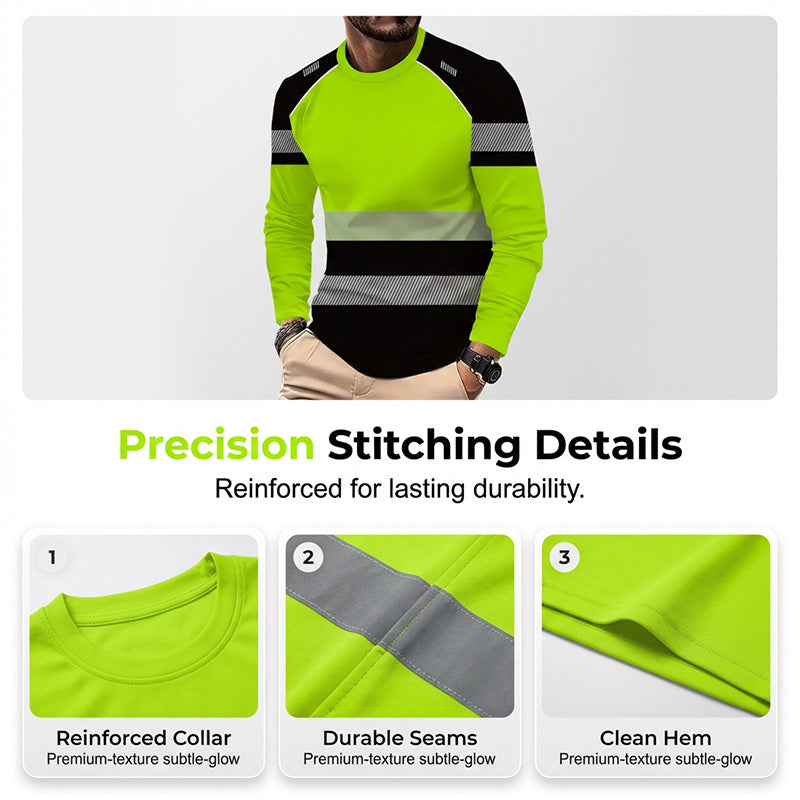 👕 50% KORTING! 🏃‍♂️ Sportieve heren-longsleeve – vochtafvoerend en met subtiele print – perfect voor actieve dagen, joggen of vrije tijd – ademend en comfortabel 🌿