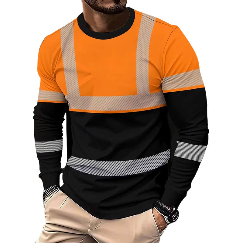 👕 50% KORTING! 🏃‍♂️ Sportieve heren-longsleeve – vochtafvoerend en met subtiele print – perfect voor actieve dagen, joggen of vrije tijd – ademend en comfortabel 🌿