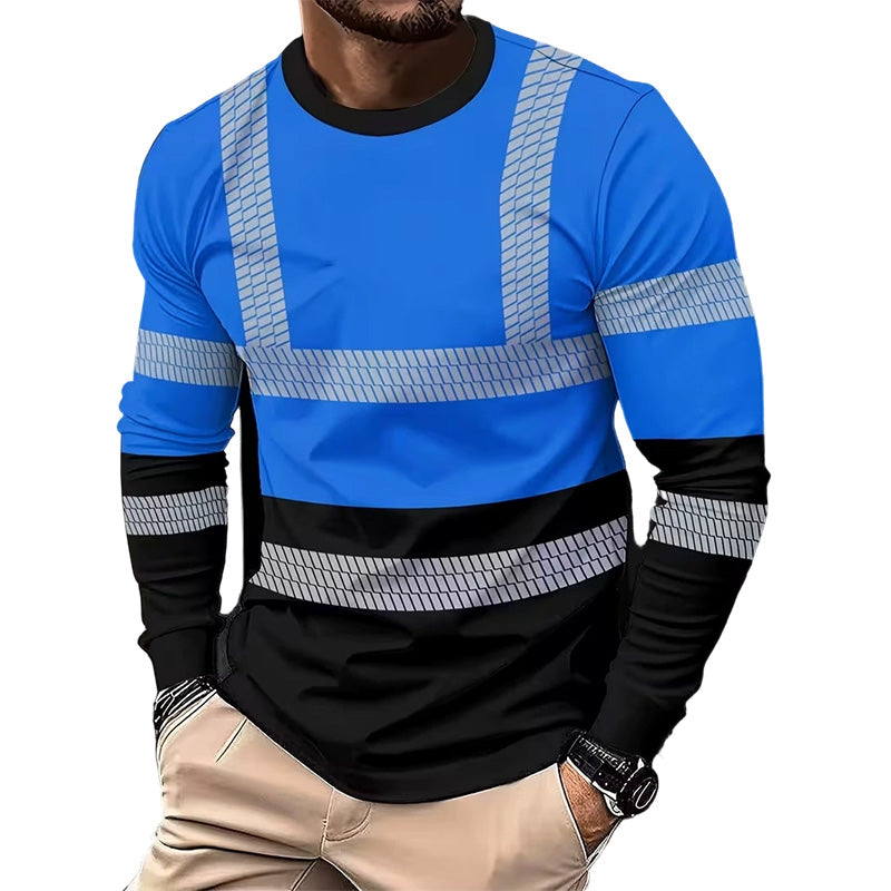 👕 50% KORTING! 🏃‍♂️ Sportieve heren-longsleeve – vochtafvoerend en met subtiele print – perfect voor actieve dagen, joggen of vrije tijd – ademend en comfortabel 🌿