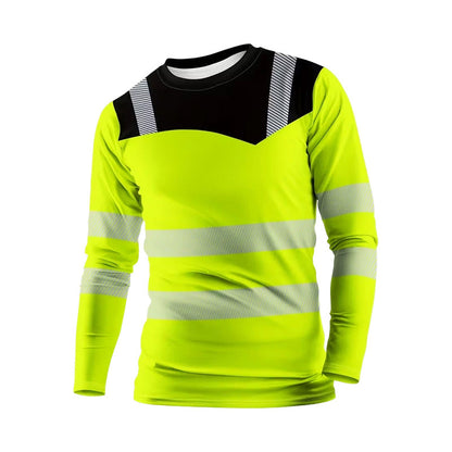 👕 50% KORTING! 🏃‍♂️ Sportieve heren-longsleeve – vochtafvoerend en met subtiele print – perfect voor actieve dagen, joggen of vrije tijd – ademend en comfortabel 🌿