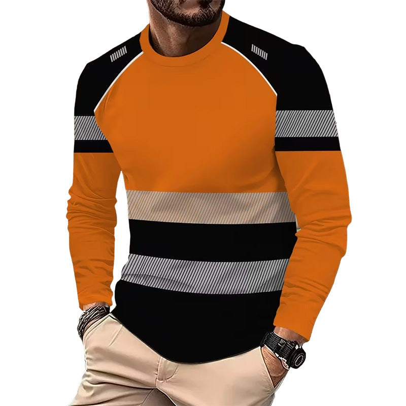 👕 50% KORTING! 🏃‍♂️ Sportieve heren-longsleeve – vochtafvoerend en met subtiele print – perfect voor actieve dagen, joggen of vrije tijd – ademend en comfortabel 🌿