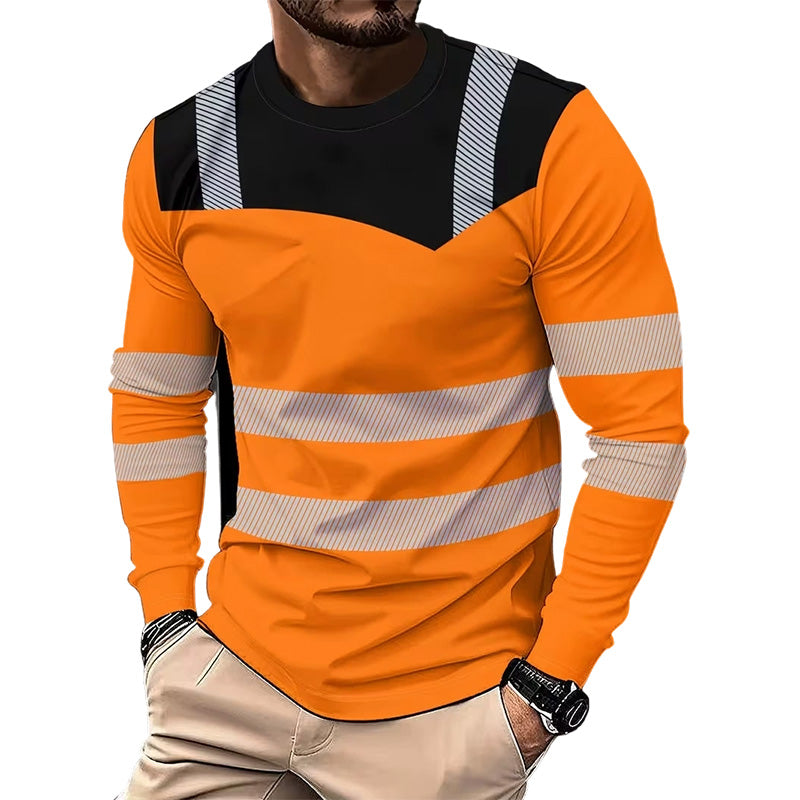 👕 50% KORTING! 🏃‍♂️ Sportieve heren-longsleeve – vochtafvoerend en met subtiele print – perfect voor actieve dagen, joggen of vrije tijd – ademend en comfortabel 🌿