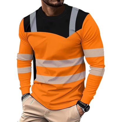 👕 50% KORTING! 🏃‍♂️ Sportieve heren-longsleeve – vochtafvoerend en met subtiele print – perfect voor actieve dagen, joggen of vrije tijd – ademend en comfortabel 🌿