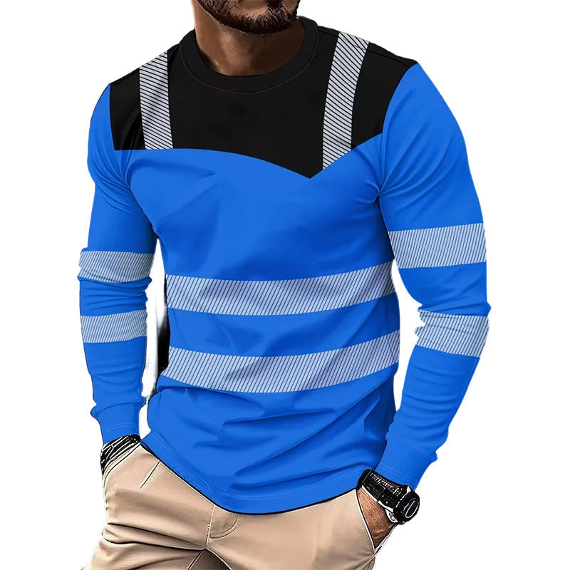 👕 50% KORTING! 🏃‍♂️ Sportieve heren-longsleeve – vochtafvoerend en met subtiele print – perfect voor actieve dagen, joggen of vrije tijd – ademend en comfortabel 🌿