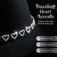 🤠 TIJDELIJKE AANBIEDING: 50% KORTING! 💥 Dames rhinestone hart cowboyhoed – Sprankelende, elegante Franse jazz fedora ✨