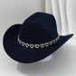 🤠 TIJDELIJKE AANBIEDING: 50% KORTING! 💥 Dames rhinestone hart cowboyhoed – Sprankelende, elegante Franse jazz fedora ✨