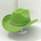 🤠 TIJDELIJKE AANBIEDING: 50% KORTING! 💥 Dames rhinestone hart cowboyhoed – Sprankelende, elegante Franse jazz fedora ✨