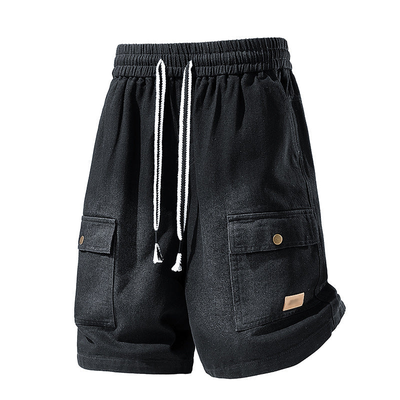 👖 50% KORTING! 🏙️ Loszittende denim cargoshorts voor heren – High Street-stijl & verstelbare pasvorm 🛹