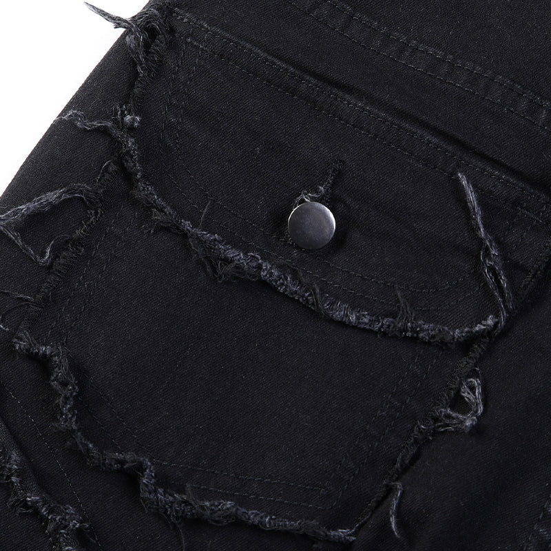 👖 50% KORTING! ✨ Klassieke stretchjeans met uitlopende pijpen voor heren – vintage-wash & patchwork-details – hoogwaardige denim, perfect voor een smart-casual-look – comfortabel en stijlvol 🔥