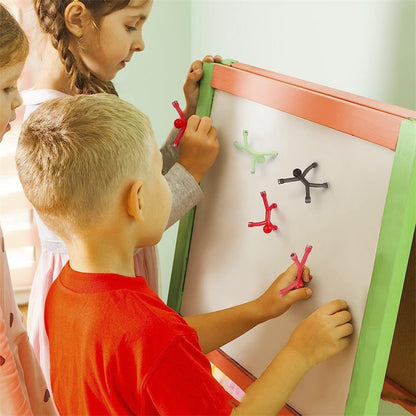 🔥50% KORTING🧲 Creatieve magneetfiguurtjes | Sterke magnetische hechting · Beweegbare gewrichten · Stressverlichting | Koelkast/bureau/opbergruimte