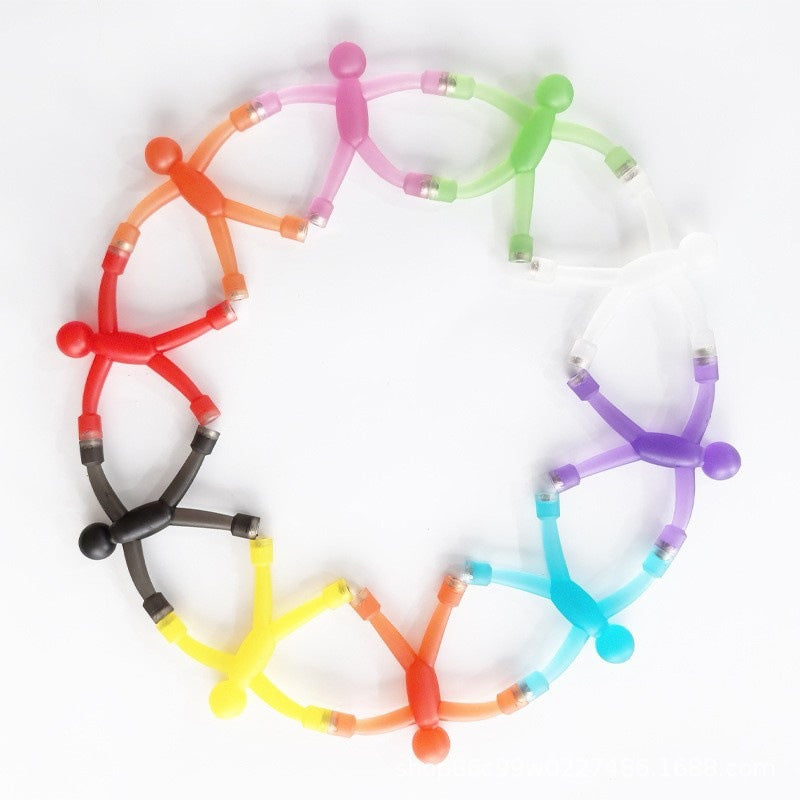🔥50% KORTING🧲 Creatieve magneetfiguurtjes | Sterke magnetische hechting · Beweegbare gewrichten · Stressverlichting | Koelkast/bureau/opbergruimte
