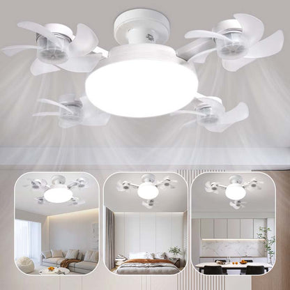 🌀 50% KORTING! 💡 Plafondventilator met E27-fitting – Stille 2-in-1 LED-ventilator met afstandsbediening – Verkoeling & verlichting in één 🏠
