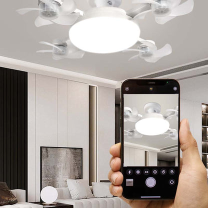 🌀 50% KORTING! 💡 Plafondventilator met E27-fitting – Stille 2-in-1 LED-ventilator met afstandsbediening – Verkoeling & verlichting in één 🏠